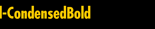 FuturaStd-CondensedBold_英文字体
