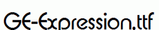 GE-Expression.ttf