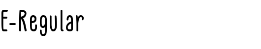 GLARESOME-Regular_英文字体