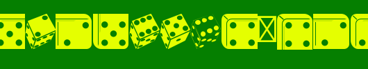 GamePiLTStd-DiceDominoes_英文字体