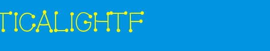 GelDoticaLightF_英文字体