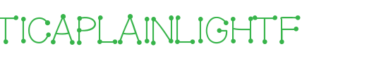 GelDoticaPlainLightF_英文字体