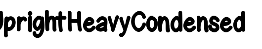 GelPenUprightHeavyCondensed_英文字体
