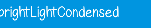 GelPenUprightLightCondensed_英文字体