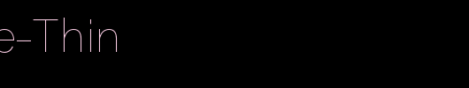 Genome-Thin_英文字体