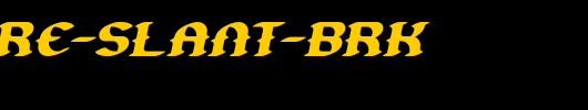Gesture-Slant-BRK.ttf