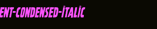 Ghoulish-Intent-Condensed-Italic.ttf