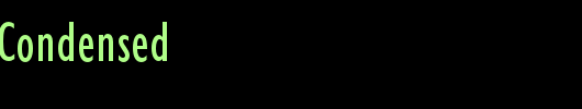 GillSansStd-Condensed_英文字体