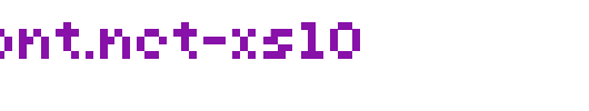 GoodfonT.NET-XS10.ttf