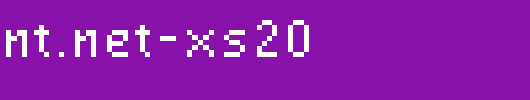 GoodfonT.NET-XS20.ttf