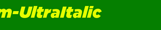 Gotham-UltraItalic_英文字体