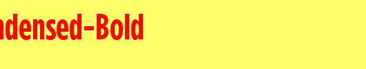 GothamCondensed-Bold_英文字体