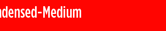GothamCondensed-Medium_英文字体