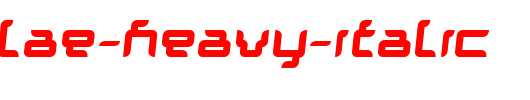 Granolae-Heavy-Italic.ttf