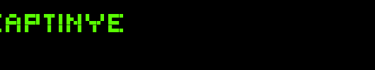 GreekBearTinyE_英文字体
