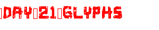 Green_Day_21_Glyphs.ttf