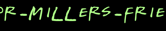 Gregor-Millers-Friends-Font_英文字体