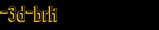 Gyneric-3D-BRK.ttf