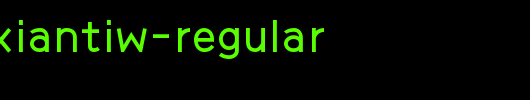 HYShuaiXianTiW-Regular.ttf