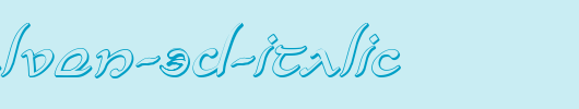 Half-Elven-3D-Italic.ttf