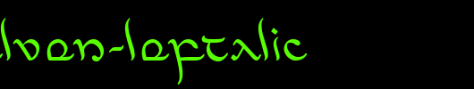 Half-Elven-Leftalic.ttf