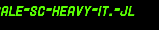 Hallandale-SC-Heavy-It.-JL.ttf