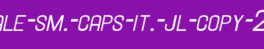 Hallandale-Sm.-Caps-It.-JL-copy-2-.ttf