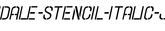 Hallandale-Stencil-Italic-JL.ttf