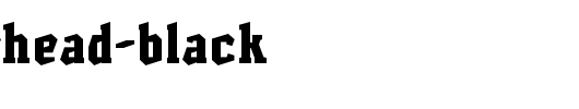 Hammerhead-Black.ttf