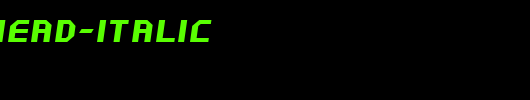 Hammerhead-Italic.ttf