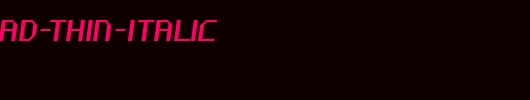 Hammerhead-Thin-Italic.ttf
