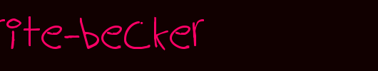 Handwrite-Becker.ttf