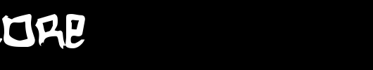 Hardcore_英文字体