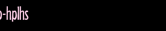 Headline-Two-HPLHS_英文字体