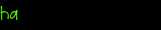 HelloAloha_英文字体