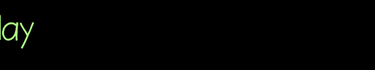 HelloBestDay_英文字体