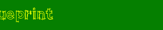 HelloBlueprint_英文字体