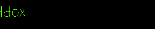 HelloMaddox_英文字体