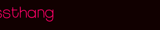 HelloMissThang_英文字体