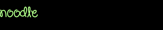 HelloPoolNoodle_英文字体