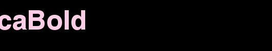 HelveticaBold_英文字体