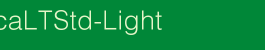 HelveticaLTStd-Light_英文字体