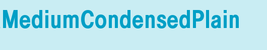 HelveticaMediumCondensedPlain_英文字体
