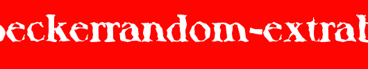 HenryBeckerRandom-ExtraBold-Regular.ttf
