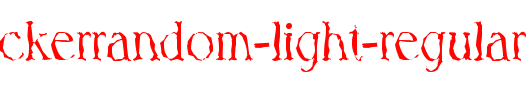 HenryBeckerRandom-Light-Regular.ttf