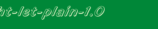 Highlight-LET-Plain-1.0.ttf