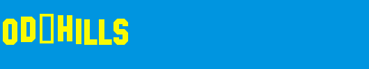 Hollywood-Hills_英文字体