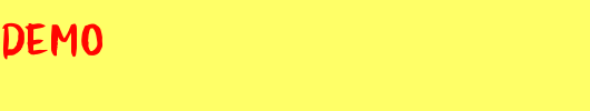 Honeyvoid-DEMO_英文字体