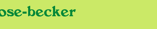HorsePose-Becker.ttf
