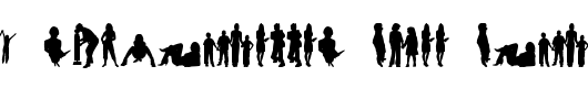 Human-Silhouettes-Free-Four.ttf